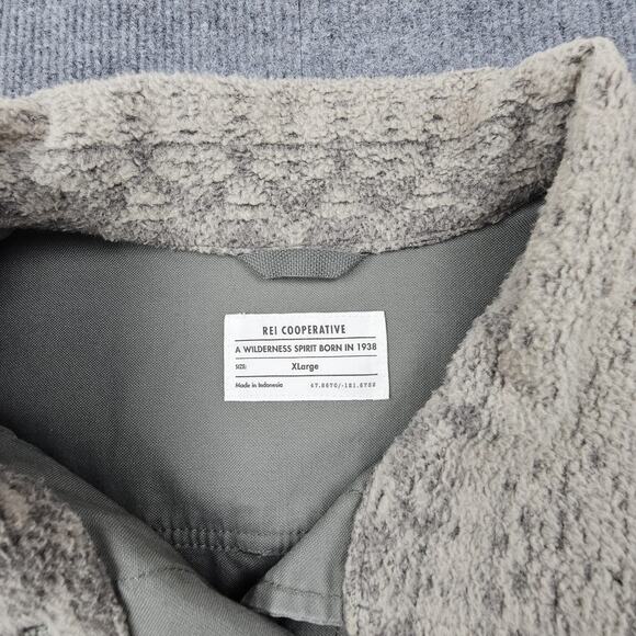 REI Cooperative Jacket Womens XL Gray Workwear Outdoor Utility Military Chore - Picture 2 of 7